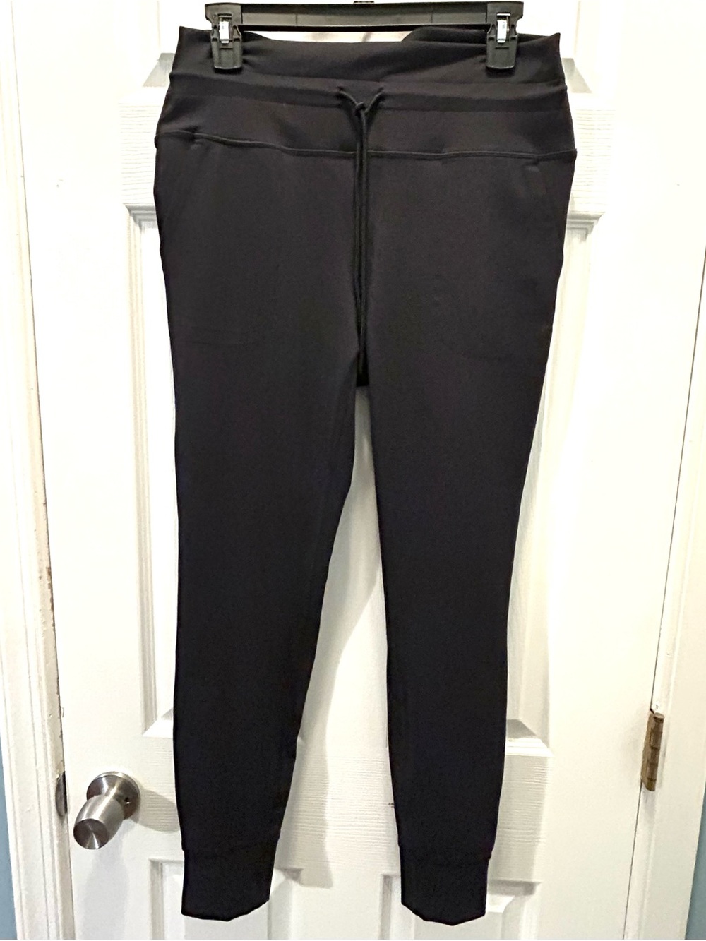 Avalanche Outdoor Supply Co Women's Jogger Pants L Black Pockets Stretch Knit
